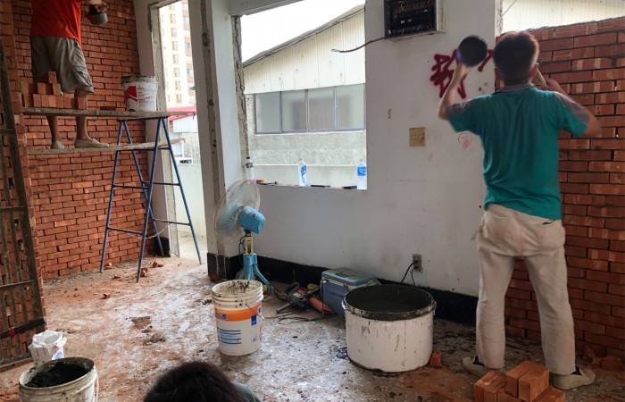 1【土水.泥作工程】切磚.打底.貼磚.抿石倥地整地工程 (33)