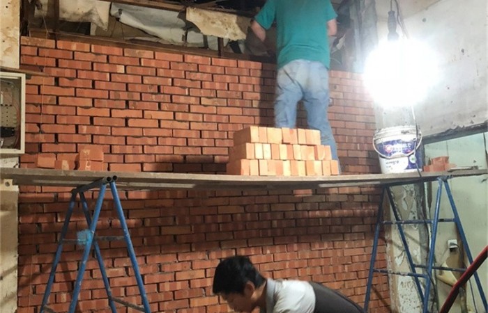 1【土水.泥作工程】切磚.打底.貼磚.抿石倥地整地工程 (7)