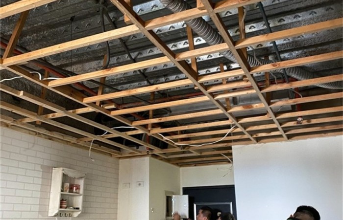 木工隔間-平鋪天花板實景 (4)