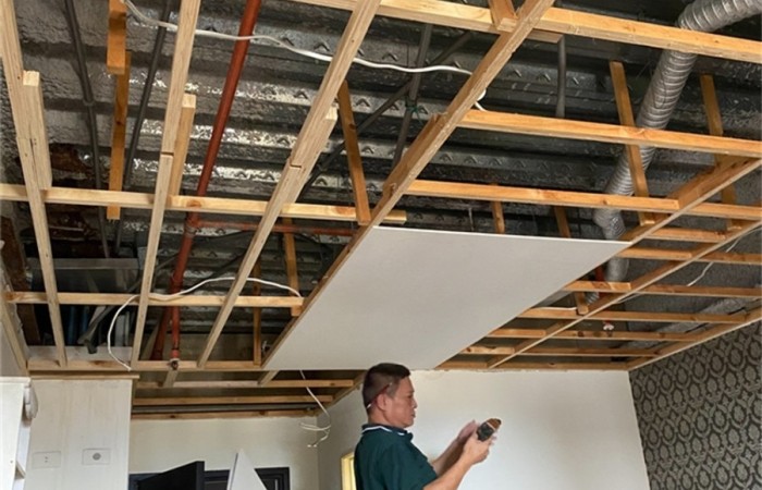 木工隔間-平鋪天花板實景 (6)